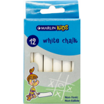 Marlin Kids White chalk 12's 